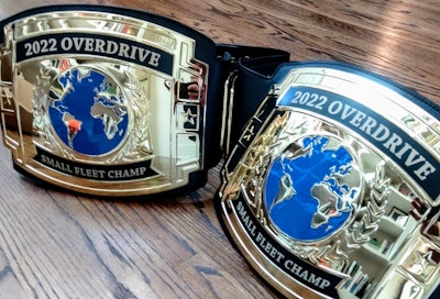 2022 Overdrive's small fleet champ belts