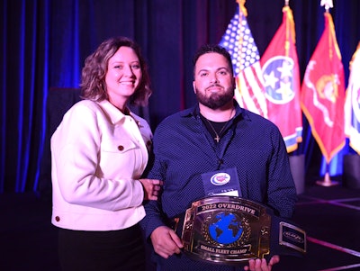 Chris and Lauren Porricelli of CAP Trucking