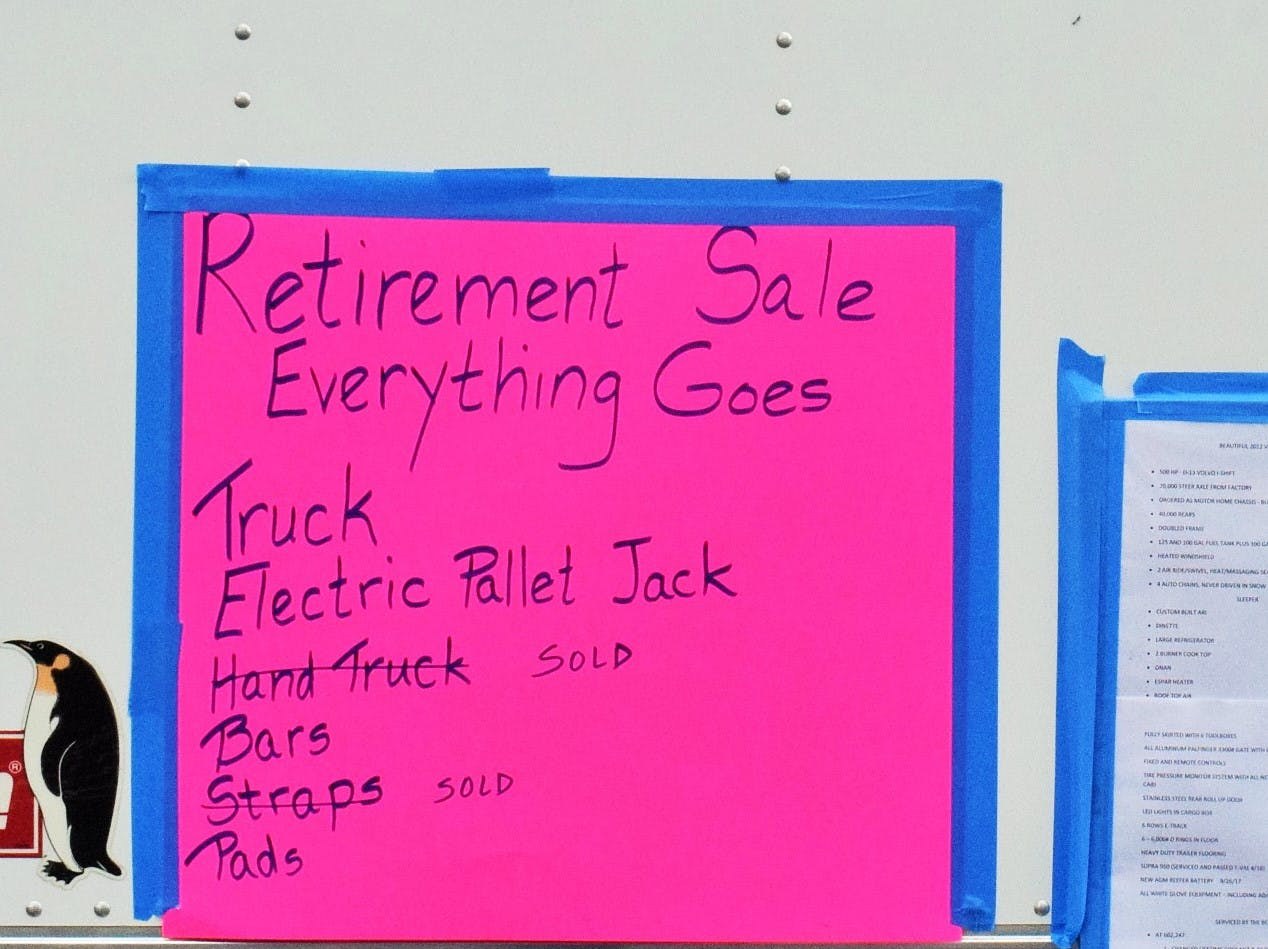 Retirement Sale