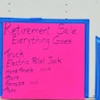 Retirement Sale
