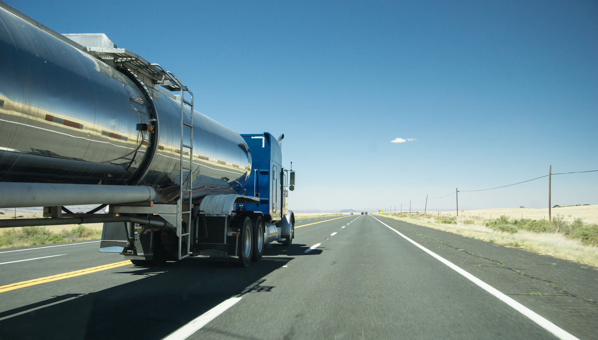 tanker on highway