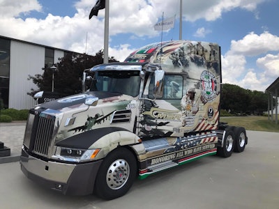 MSR Transport patriotic rig