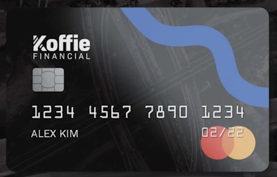 Koffie credit card