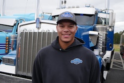 Chase Hedgepeth with his 2018 Kenworth W900