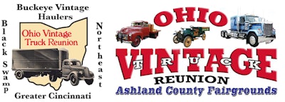 Ohio Vintage truck reunion poster