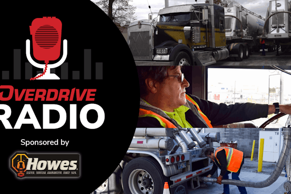 YouTube thumbnail with overdrive radio logo sponsored by howes