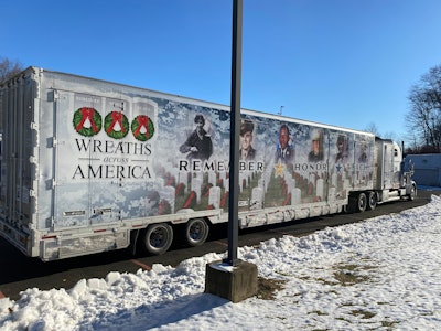 Meyer's wreaths across america trailer