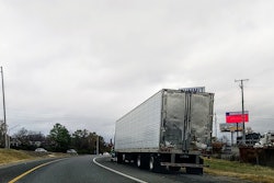 truck parked on get-on ramp