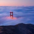 Golden Gate Bridge in fog