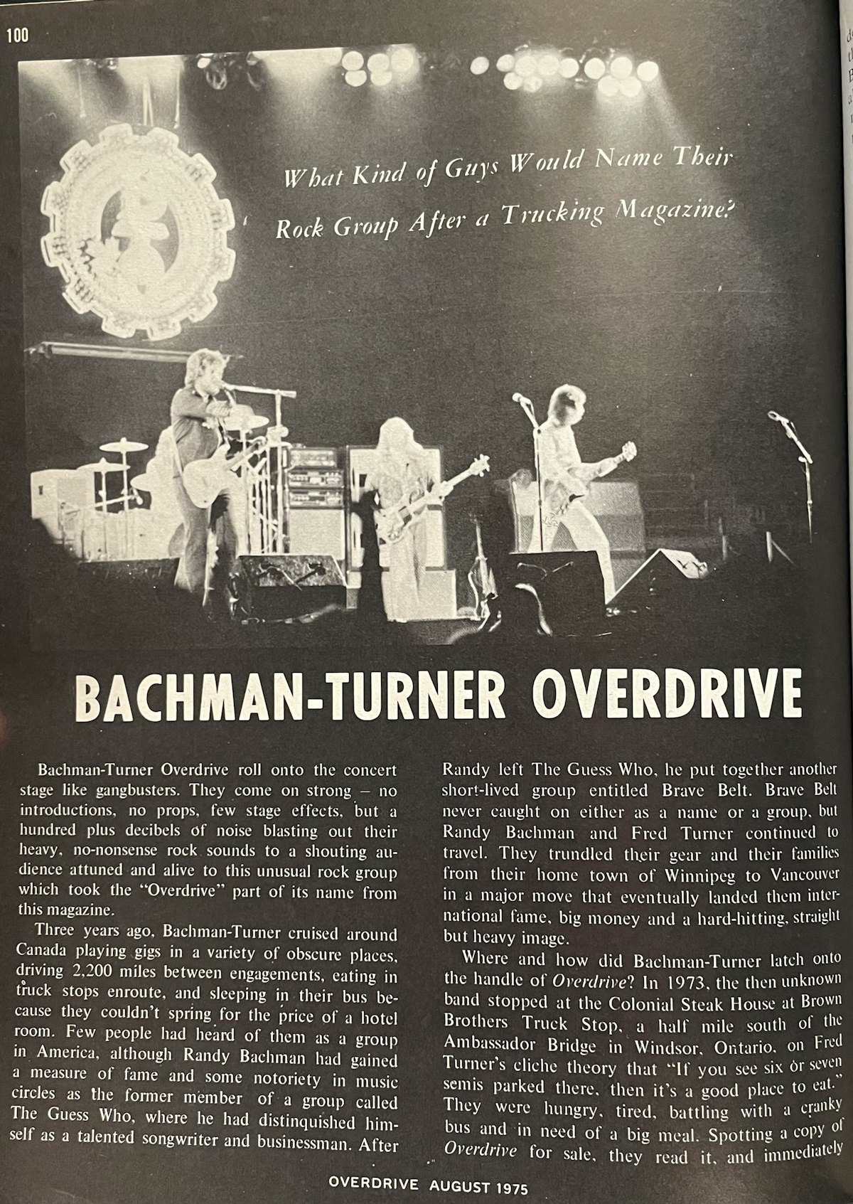 BachmanTurner Overdrive drummer Robbie Bachman passes Overdrive