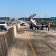 Plane emergency landing on Texas highway