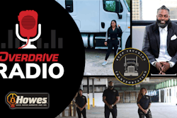overdrive radio youtube thumbnail with mike nelms and keep trucking transportation