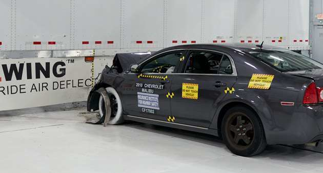 side underride guard crash test