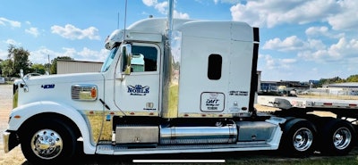 Tiffany and Jeremy Wallin semi-truck