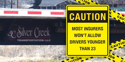 Caution: Insurers won't allows drivers youger than 23