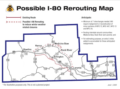 wyoming i-80 reroute proposal