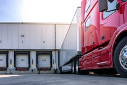truck at loading dock