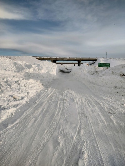 I-80 Westbound on February 23.