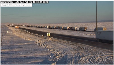 The aftermath of a crash on I-80 Eastbound, which hadn't been opened long before another shut down.
