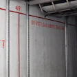 inside an empty trailer