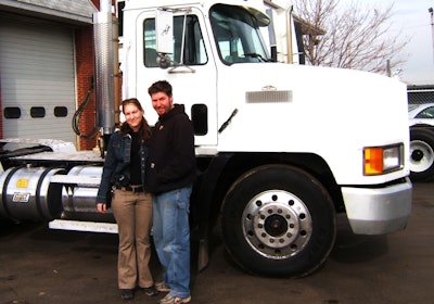 Tim and Shelley in the early days