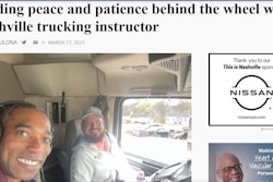 Ekulona (left) with Davis in-cab -- read the story the host wrote after the experience via this link.