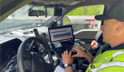 police cruiser interior screens