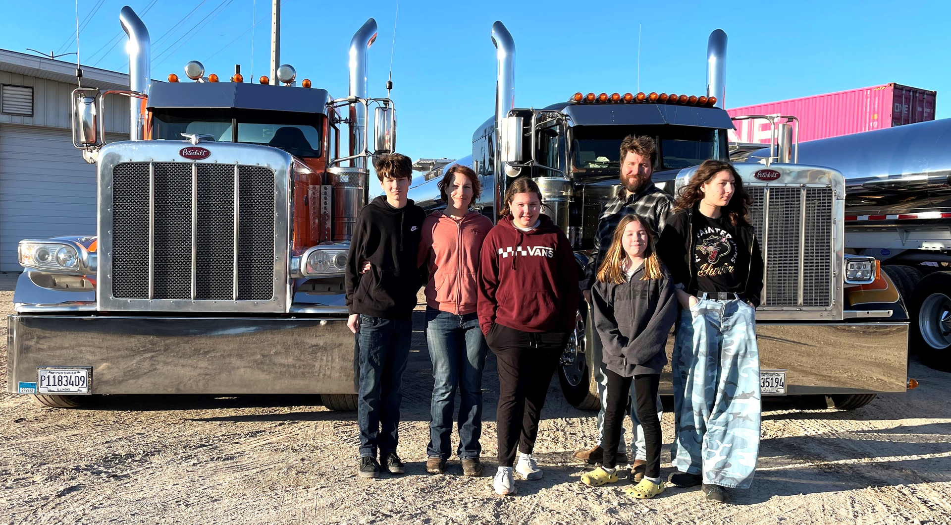 Shelly and Tim and the whole family.