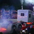 Diesel Freak's 2007 Kenworth W900 doing a burnout