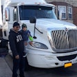 Mike Boston with semi truck