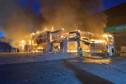 TA Express fire Biggs Junction, Oregon