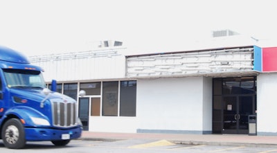 Former four-wheeler entrance to TA Nashville, the Candy Bass Travel Center