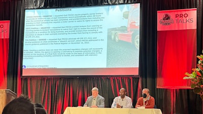 FMCSA broker session petitions