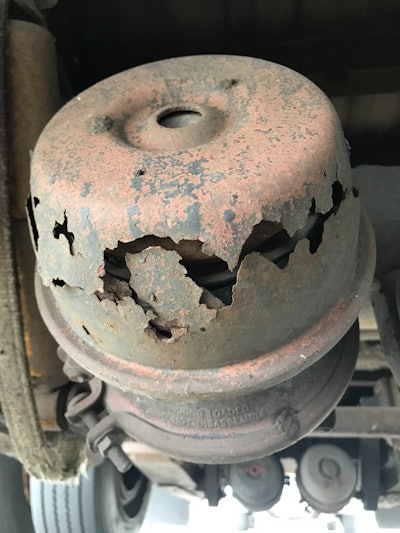 iowa roadcheck brake drum