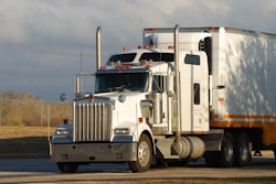 truck with tall stacks