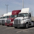 Used trucks on lot