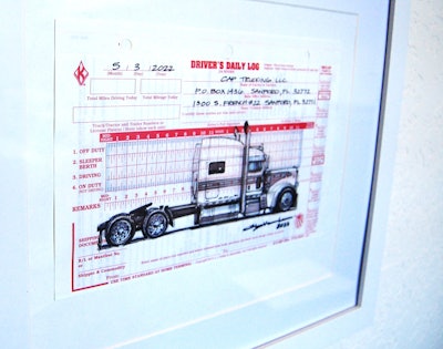 CAP Trucking's former flagship 2015 Peterbilt 389