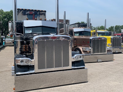 Peterbilt Pride and Class show trucks