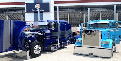 Trucks on-hand for Peterbilt's 2023 'Pride & Class' truck show