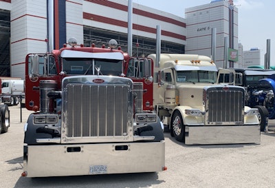 Trucks on-hand for Peterbilt's 2023 'Pride & Class' truck show