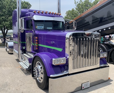 Trucks on-hand for Peterbilt's 2023 'Pride & Class' truck show