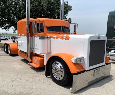 Trucks on-hand for Peterbilt's 2023 'Pride & Class' truck show