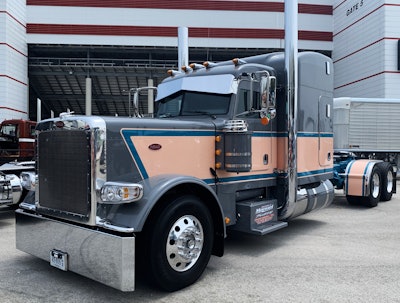 Michael Manuel's truck at Peterbilt's 2023 'Pride & Class' truck show