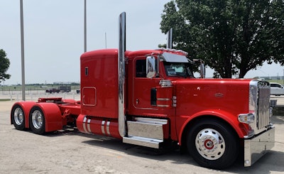 Trucks on-hand for Peterbilt's 2023 'Pride & Class' truck show