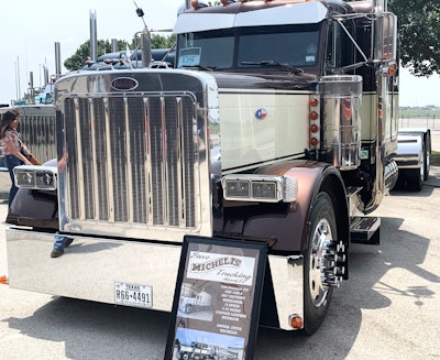 Trucks on-hand for Peterbilt's 2023 'Pride & Class' truck show