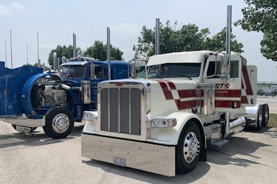 Trucks on-hand for Peterbilt's 2023 'Pride & Class' truck show