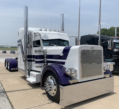 Trucks on-hand for Peterbilt's 2023 'Pride & Class' truck show