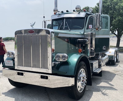 Trucks on-hand for Peterbilt's 2023 'Pride & Class' truck show