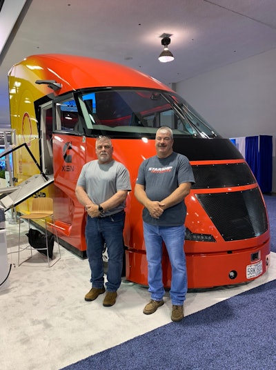 Brothers (left to right) Eric and Brian Rector will be driving Shell Starship 3.0 cross-country on its test run in August.