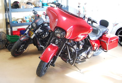 2009 and 2012 Harleys